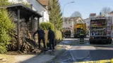 Delsberg: Brand an Holzschuppen bei Rue des Clarines rasch eingedämmt