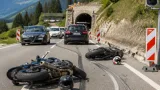 Fahrfehler nach Baustelle: Zwei Motorradfahrerinnen in Tujetsch gestürzt, Polizei sucht Zeugen