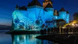 Projektionen an Schloss Chillon: Greenpeace warnt vor Folgen des Tiefseebergbaus