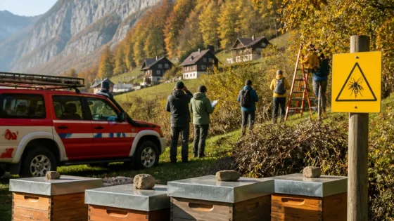 Asiatische Hornisse erstmals im Glarnerland nachgewiesen – Suche nach Nest läuft