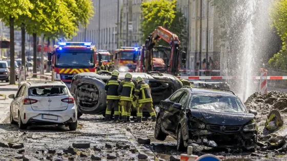 Drei Fahrzeuge kollidieren auf Appenzeller Strasse – vier Verletzte, Strasse stundenlang gesperrt