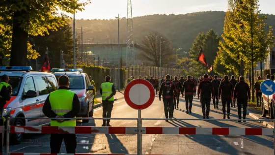 Fan-Märsche bei Cupspiel sorgen für kurzfristige Strassensperrungen in Liestal