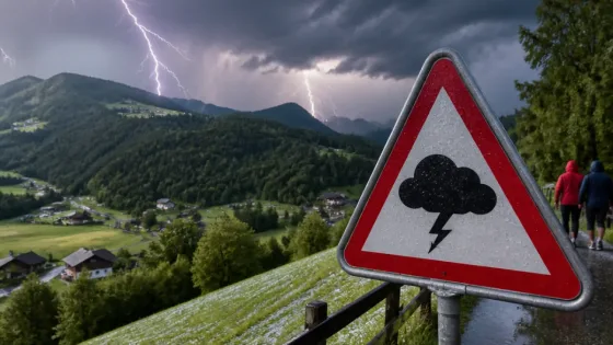 Gewitter bringen lokale Hagelschäden, lindern die Trockenheit im Kanton kaum