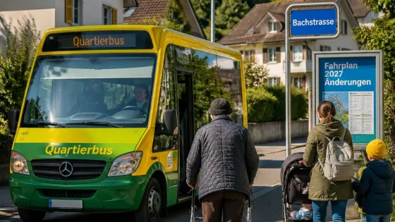 Grüne und GLP verlangen Quartierbus für Kriens zur Sicherung der Grunderschliessung