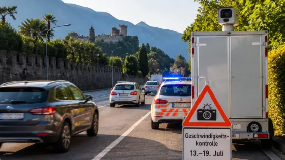 Kantonweite Geschwindigkeitskontrollen vom 13. bis 19. Juli: Orte und Hintergründe