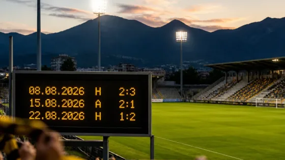 Locarno: FC Locarno veröffentlicht Spielplan 2026/27 – Heimtermine und Auftaktspiele