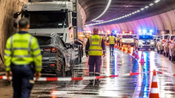 Toter nach Unfall im Kerenzerbergtunnel – Tunnel bis Dienstagmorgen gesperrt