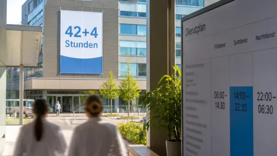 Uster: Spital führt 42+4-Stundenmodell ein – kürzere Wochen, gleichbleibende Versorgung