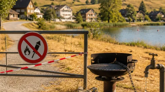 Wegen extremer Trockenheit: St.Gallen verhängt absolutes Feuer- und Feuerwerksverbot
