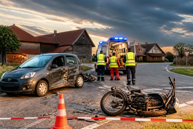 56-Jährige nach Kollision in Kirchberg verstorben – Unfallursache noch unklar