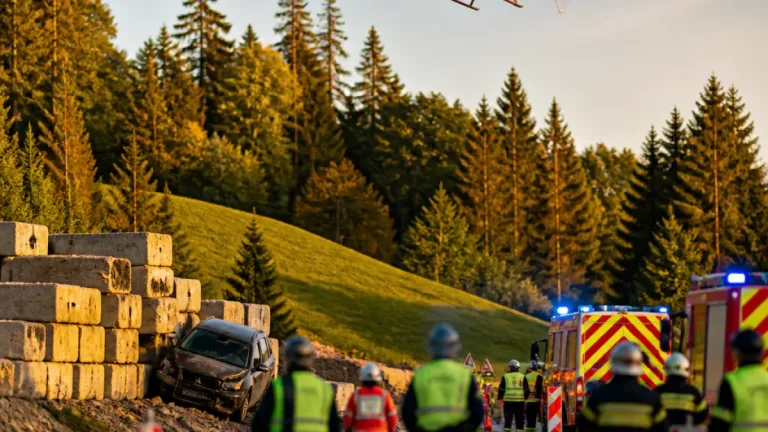 79-Jähriger stirbt nach Kollision mit Betonblöcken auf H8 bei Rothenthurm