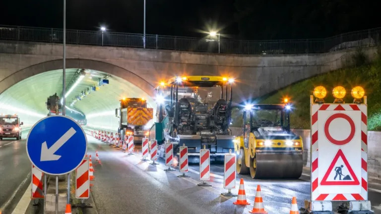 A1 St. Gallen: Nächtliche Sperrungen bei Belagsarbeiten in Rosenberg, Schoren und St. Fiden