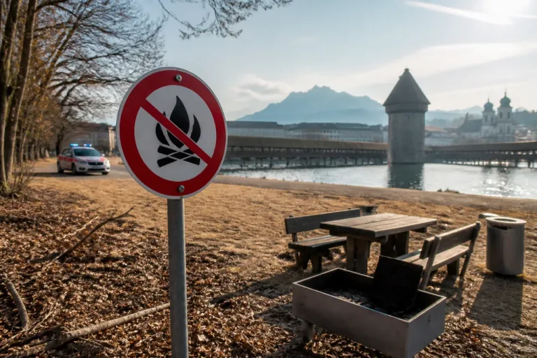 Absolutes Feuerverbot gilt in der ganzen Zentralschweiz — auch Luzern betroffen