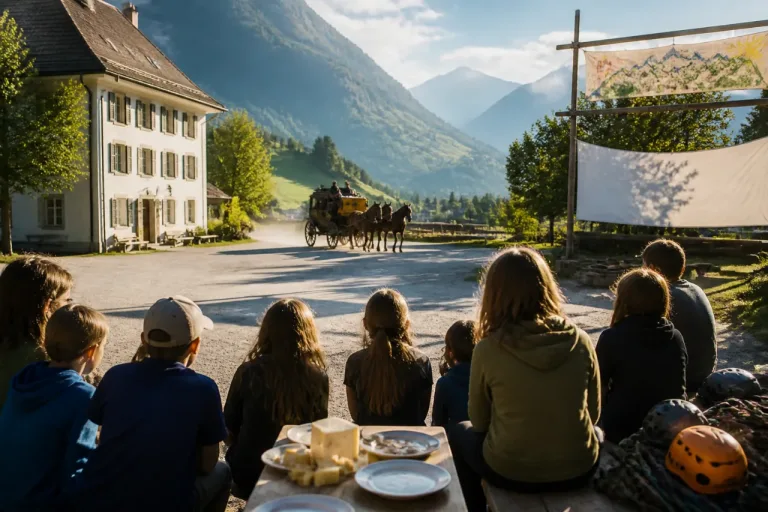 Älggilager endet in Sachseln: Klettern, Kino und Kutschfahrt als Abschluss‑Highlights