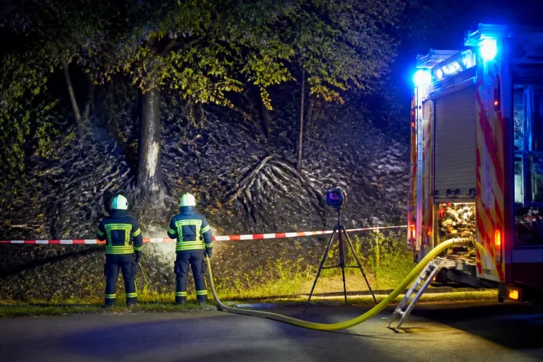 Asthaufen in Richigen löst nächtlichen Feuerwehreinsatz aus