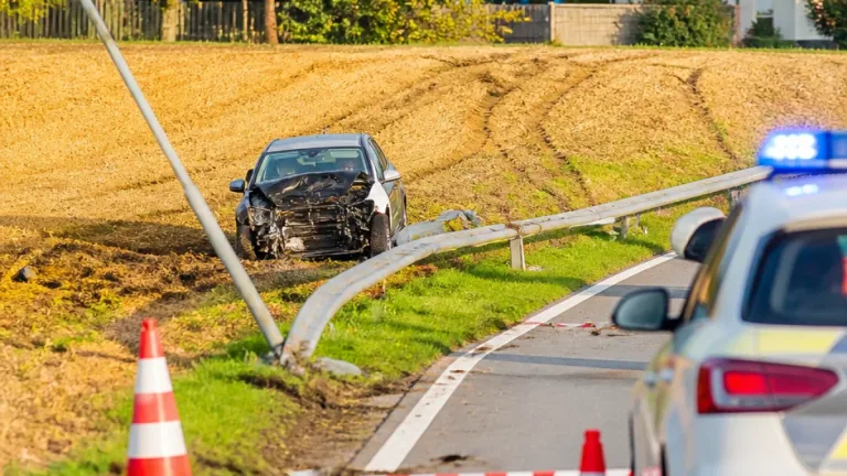 Auto kollidiert mit Strassenlampe in Berikon – Fahrzeuginsasse bleibt unverletzt