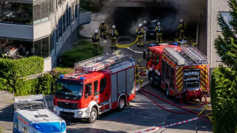 Autobrand in Tiefgarage in Seewen: Zwei Mehrfamilienhäuser evakuiert
