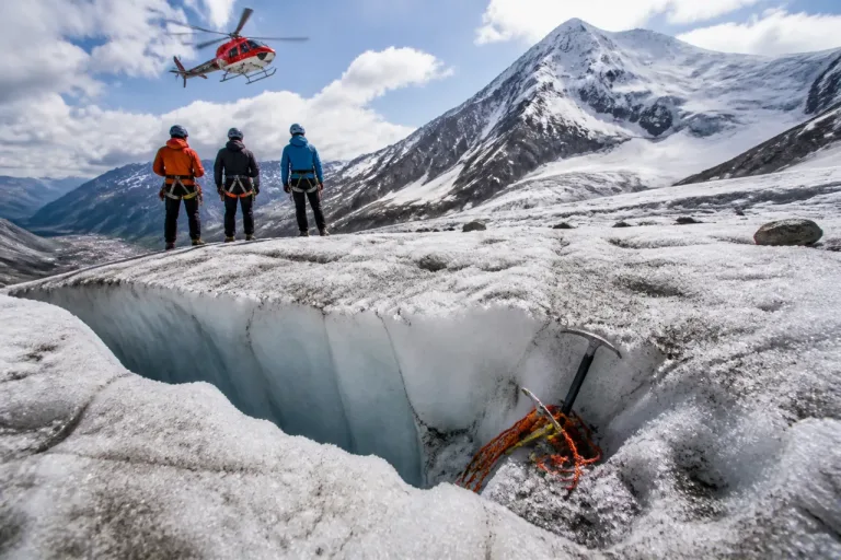 Bergsteiger stürzt auf Triftgletscher am Weissmies in Gletscherspalte und stirbt