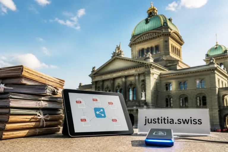 Bern prüft Beitritt zu justitia.swiss – Weg zu mehr digitalem Rechtsverkehr