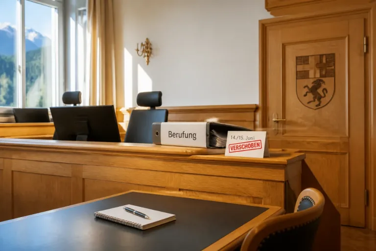 Berufungsverhandlung gegen ehemaligen Bündner Verwaltungsrichter erneut verschoben