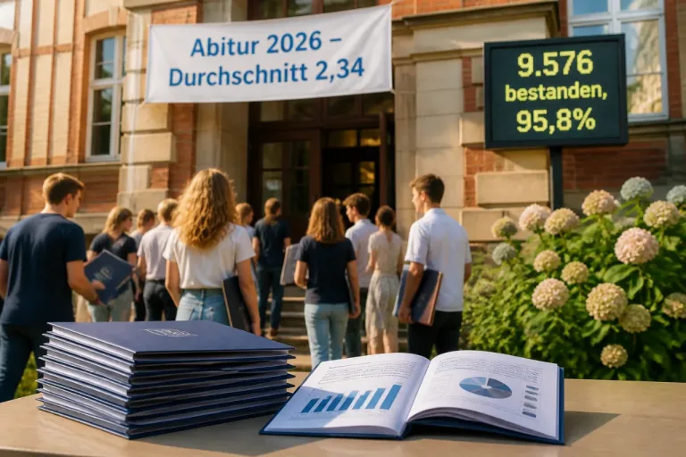 Hamburger Abiturjahrgang 2026 verbessert Notendurchschnitt erneut auf 2,34