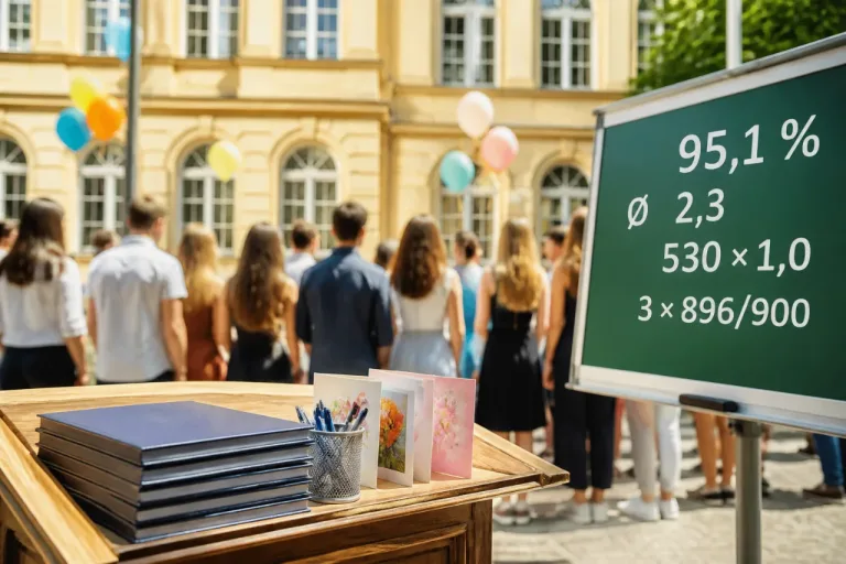 Berliner Abiturjahrgang: Bestehensquote steigt auf 95,1 Prozent, Durchschnitt 2,3