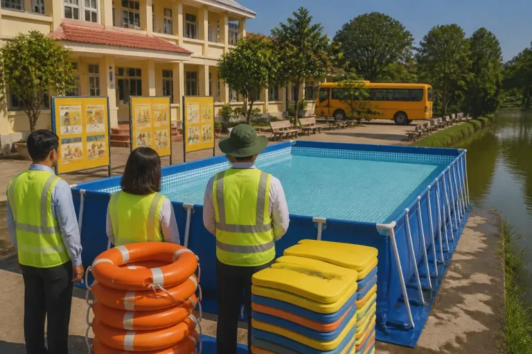 Provinciales Programm soll Ertrinkungsrisiko bei Schülern in Tay Ninh deutlich verringern