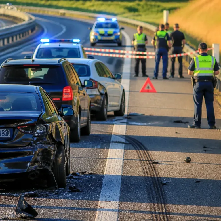 Drei Fahrzeuge kollidieren auf A1 nach Spurwechsel — Verursacher flüchtet