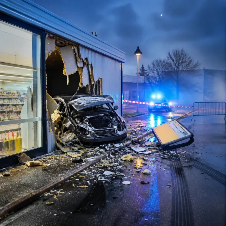 76-Jährige stirbt nach Pkw-Crash gegen Supermarktmauer in Bad Münder