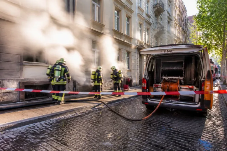 Kurzschluss bei Stromarbeiten in Karlsruhe verursacht starken Rauch und Feuerwehreinsatz