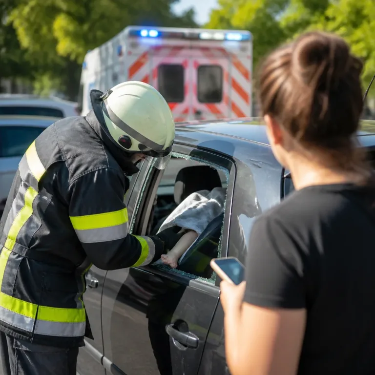Vier Wochen altes Baby aus aufgeheiztem Auto in Tübingen gerettet