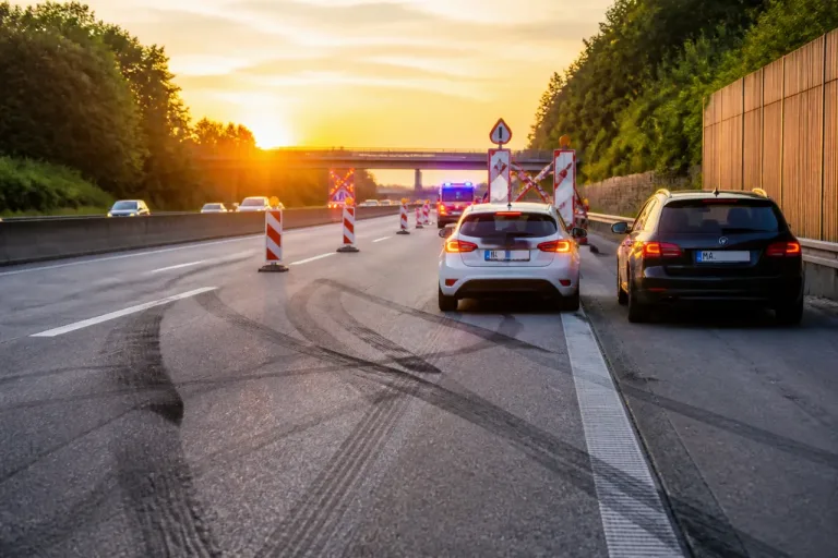 Aggressiver Fahrer bremst Fahrschulauto auf der A6 bis zum Stillstand — Polizei ermittelt
