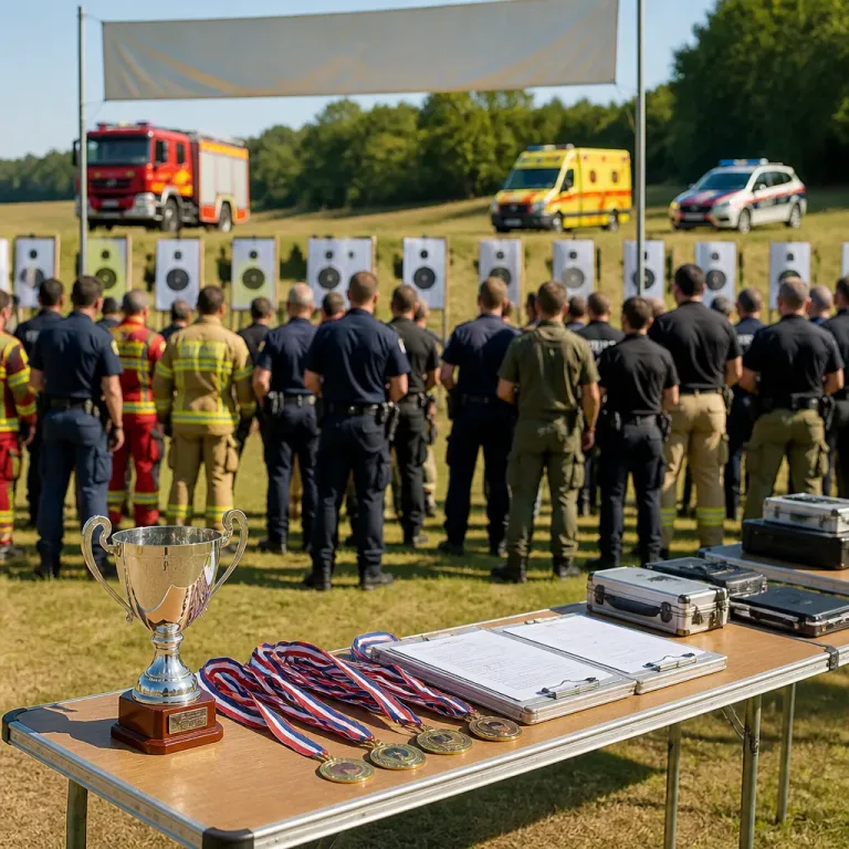 Mehr als 100 Einsatzkräfte messen sich beim Blaulicht-Vergleichsschießen – Klosterneuburg gewinnt Wanderpokal