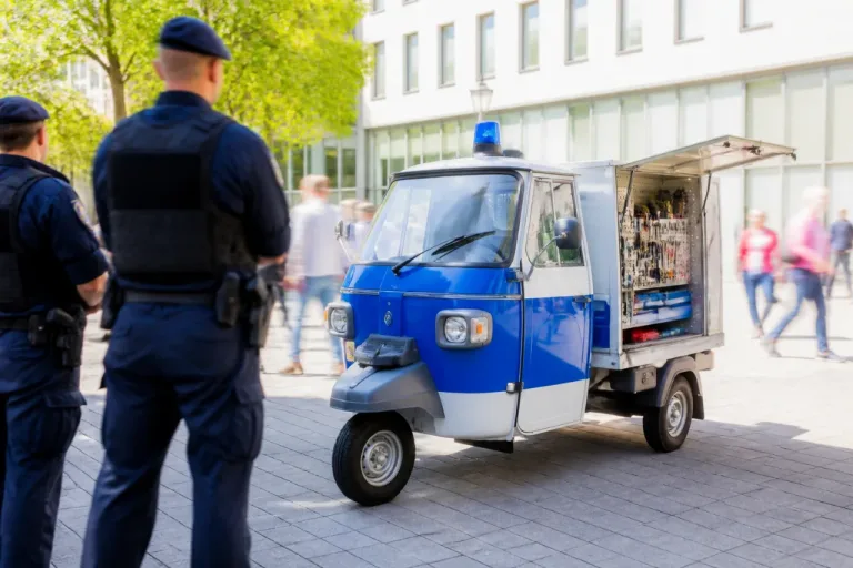 Augsburg erhält Bayerns einzige Polizei-Ape: Einsatzfahrzeug als Visitenkarte der Polizei