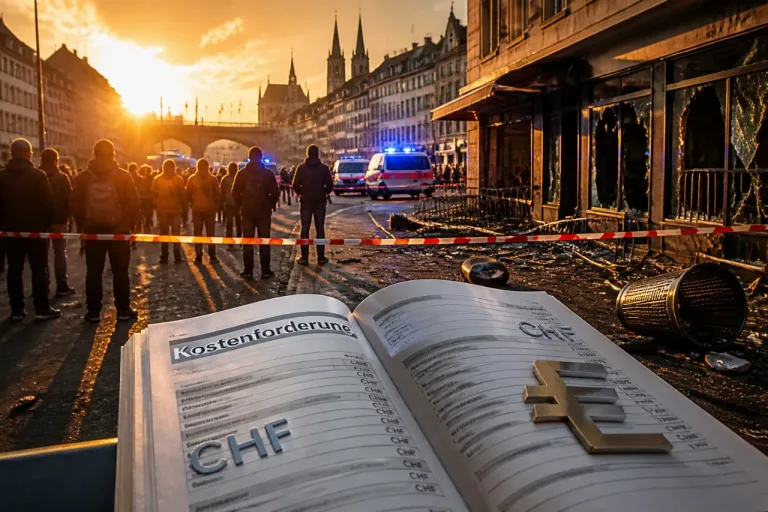 SVP verlangt Kostenbeteiligung bei unbewilligten Demos — Debatte um Haftung in Basel entbrannt