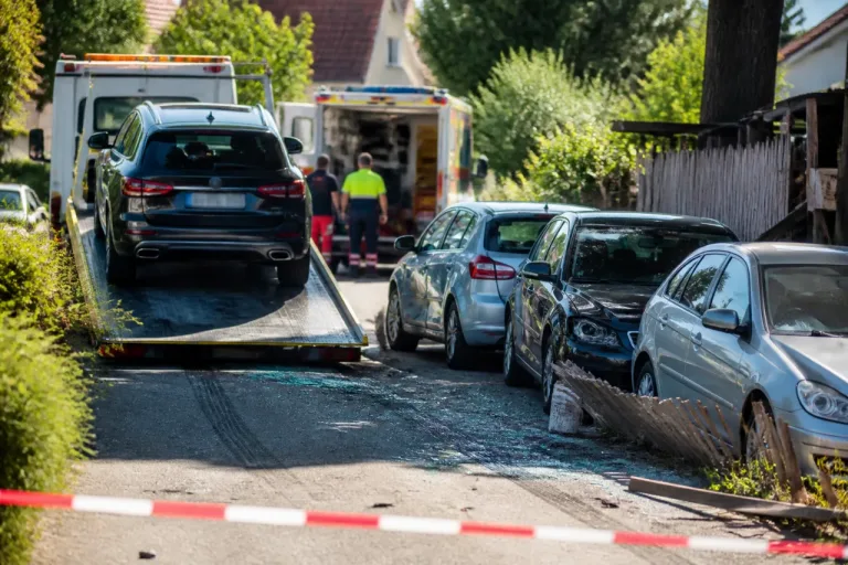 Burgdorf: Autofahrerin mit 3,87 Promille beschädigt mehrere Fahrzeuge