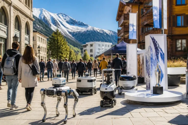 Davos wird zur Robot City: Roboter im öffentlichen Raum verändern Alltag und Tourismus