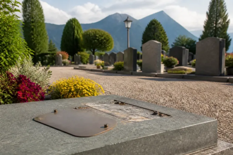 Diebstahl auf dem Friedhof in Altdorf: Bronzefigur von Grabplatte entfernt