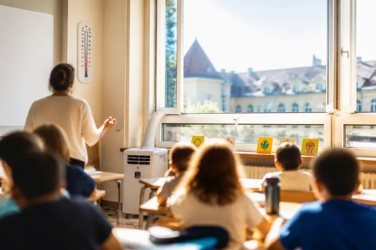 Elterliche Klimaanlage in Zürcher Schulklasse löst politische Debatte um Hitzeschutz aus