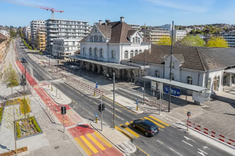 Emmen: Bahnhofstrasse wird verlegt – Platz für direkte Busführung und mehr Velosicherheit
