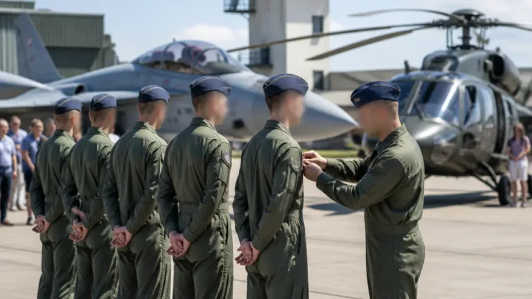Emmen: Fünf neue Militärpiloten erhalten ihre Wings auf dem Flugplatz