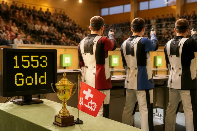 Erstes Gold für Obwalden: Pistolentrio gewinnt historischen Ständematch in Chur