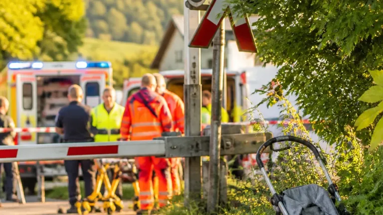 Ersthelfer schildert Horror-Szenen nach Zugunfall an Bahnübergang in Leingarten