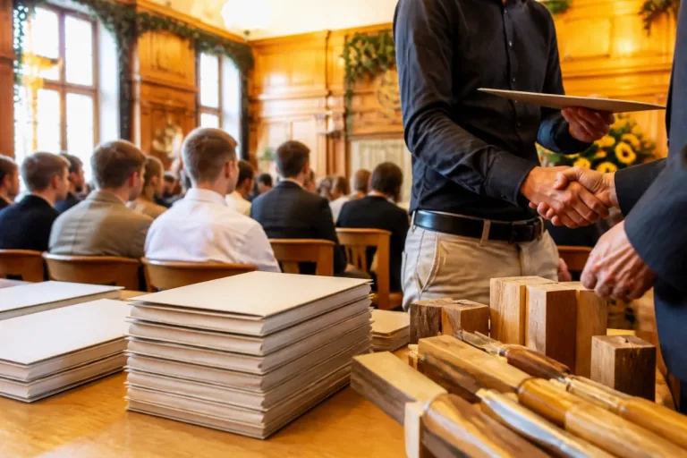 Fähigkeitszeugnisse für Schreiner: Abschlussfeier im Haberhaus markiert Karrierestart