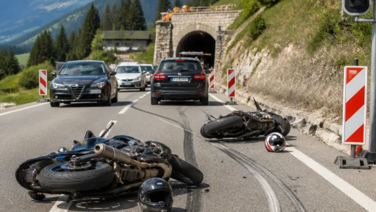 Fahrfehler nach Baustelle: Zwei Motorradfahrerinnen in Tujetsch gestürzt, Polizei sucht Zeugen