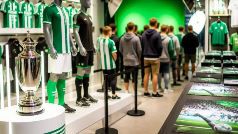 FC St.Gallen präsentiert neues Trikot und bringt Cup-Pokal in den Fanshop