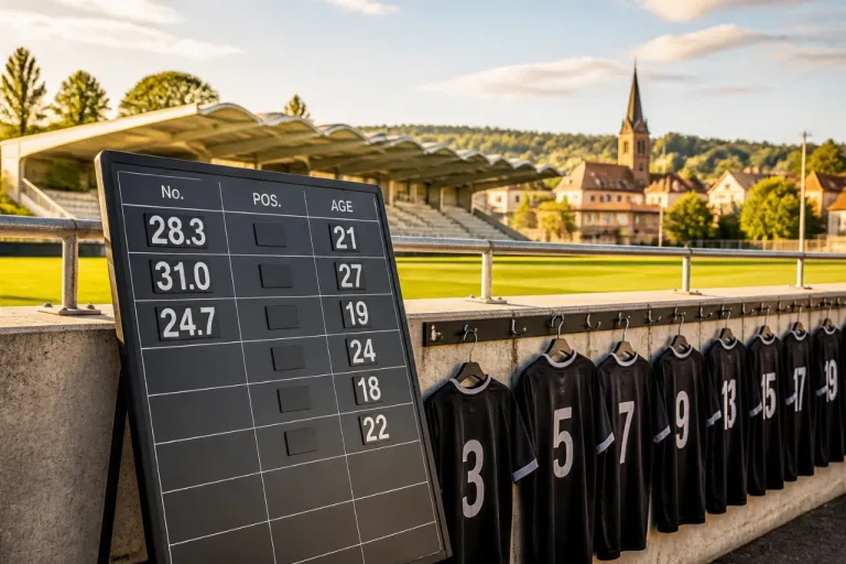 FC Wettingen veröffentlicht Kaderdetails: Altersschwerpunkt und erfahrene Stürmer in der Mannschaft