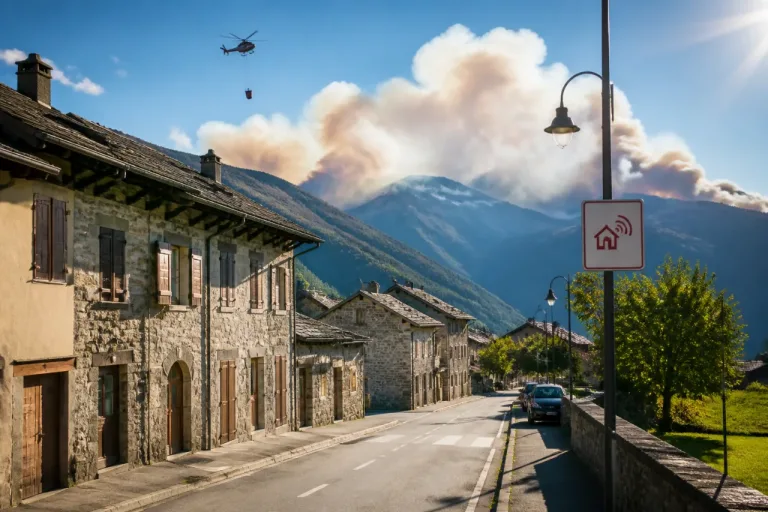 Feuer im Ossola-Tal: Rauch und Warnungen erreichen das Oberwallis