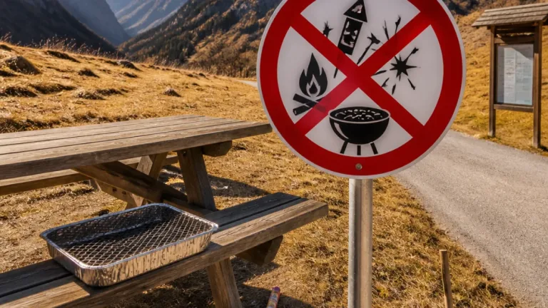 Feuerverbot im Kanton Glarus: Verbot für Feuerwerk, Grills und Höhenfeuer
