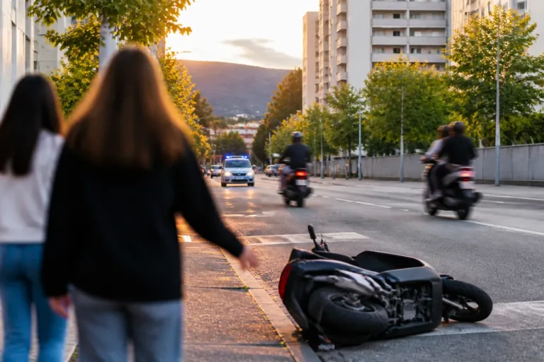 Flucht vor Kontrolle in Neuenburg: Rollerfahrer kollidiert mit Fussgängerin